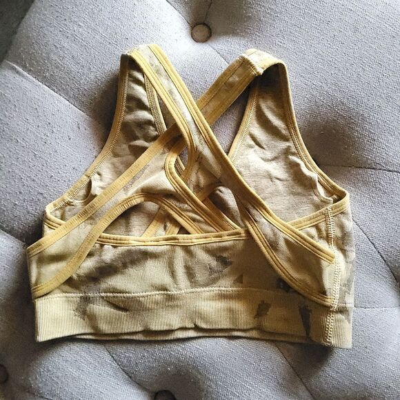 GymShark Adapt Tan Camo Seamless Sports Bra Legging Set Womens Small - Picture 4 of 12